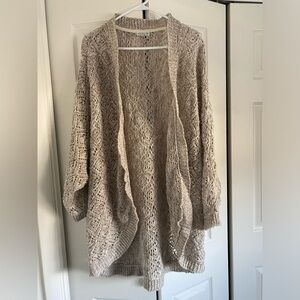 VENUS Textured Beige Cardigan